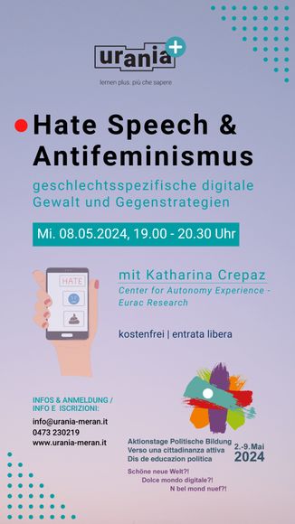 Whats App Flyer _Veranstaltung- Hate Speech &#038; Antifeminismus