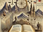 DALL·E 2025-01-13 20.40.30 &#8211; An artistic depiction inspired by themes of minority rights and historical analysis. The image should feature an open book symbolizing John Stephens&#8216;
